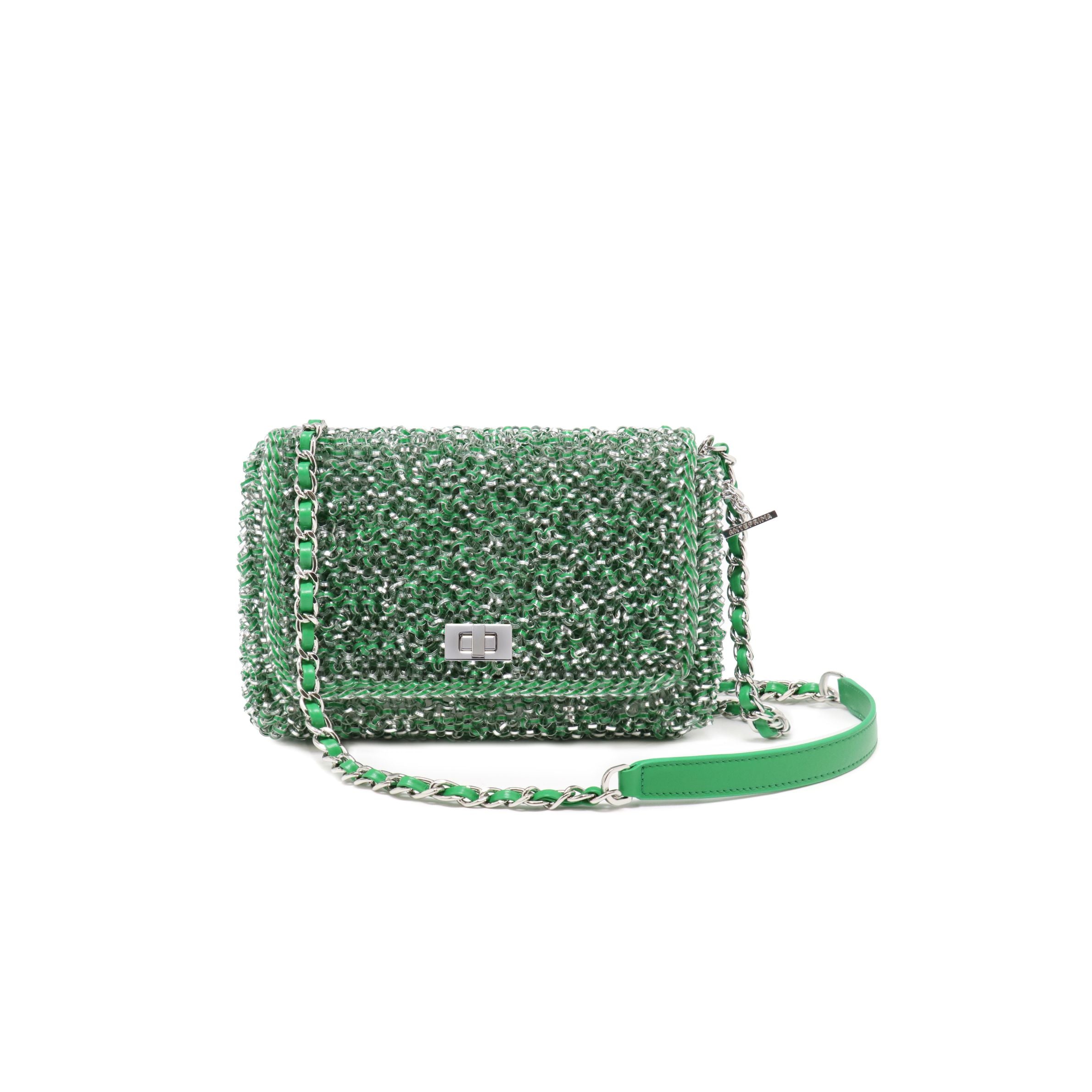 ANTEPRIMA_WIREBAG_LUCCHETTO_PB20FA13A6_Shoulder_Bag_Medium_silver-green
