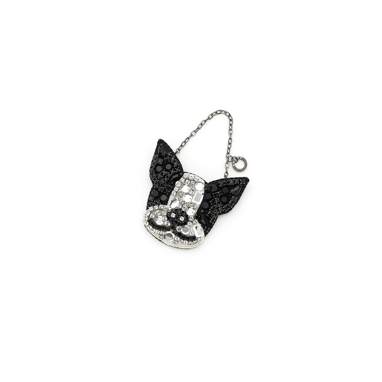 ANTEPRIMA_WIREBAG_LUMINOSA_PA13SC5150_Bag_Charm_black-white_frenchie