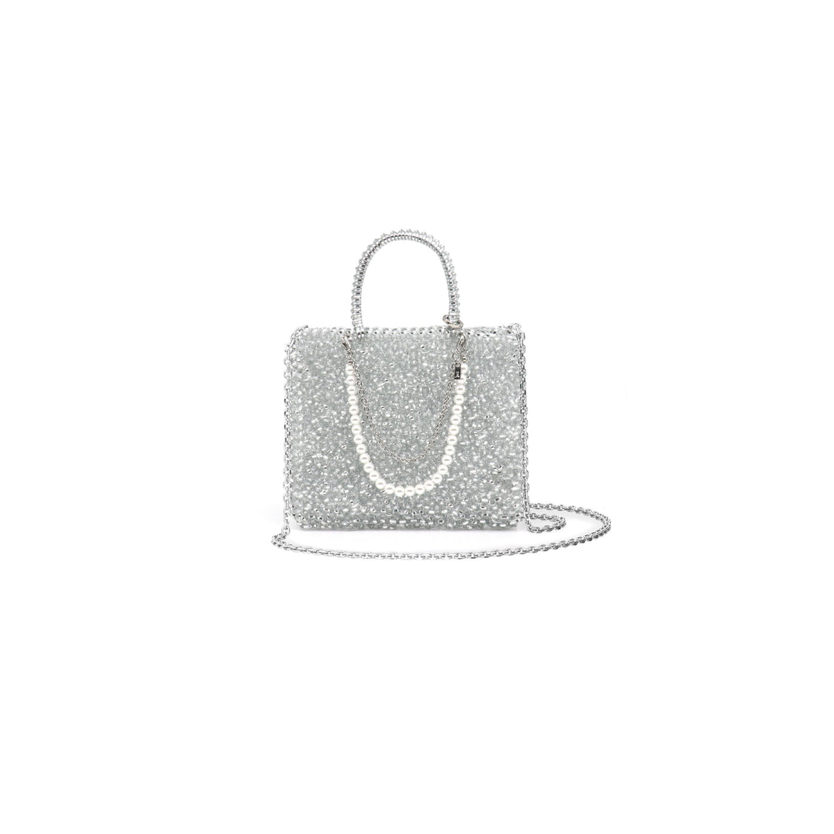 ANTEPRIMA_WIREBAG_30TH_ANNIVERSARY_PB23FSS0PH_Crossbody_Bag_silver_with_pearl_chain