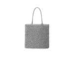 FLAT LUGGAGE 24/7 RAFIA Large Argento