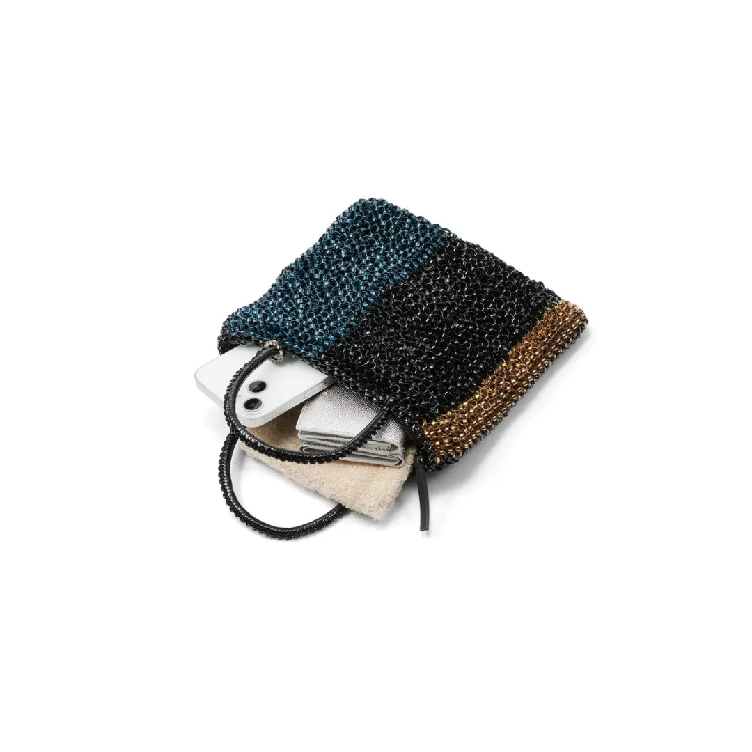 IZUMI KATO STANDARD Z PB25FMT4L1 Crossbody Bag bronze-solid-black-pearl-blue koala WIREBAG