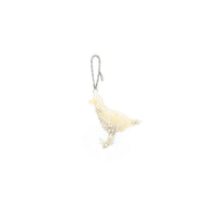 IZUMI KATO STANDARD Z PB25FMT4L3 Crossbody Bag metalic-white-silver-gold-solid-white bird WIREBAG