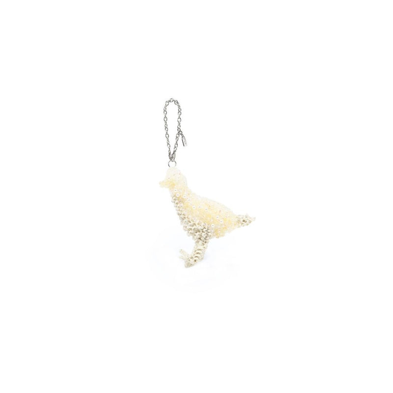 IZUMI KATO STANDARD Z PB25FMT4L3 Crossbody Bag metalic-white-silver-gold-solid-white bird WIREBAG