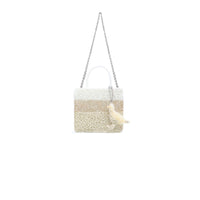 IZUMI KATO STANDARD Z PB25FMT4L3 Crossbody Bag metalic-white-silver-gold-solid-white bird WIREBAG