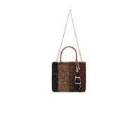 IZUMI KATO STANDARD Z PB25FMT4L4 Crossbody Bag solid-brown-bronze-black spider WIREBAG