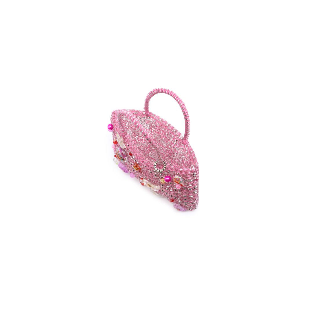 ANTEPRIMA_WIREBAG_MIKA_NINAGAWA_PB25SMF0LW_STANDARD_MINIATURA_Crossbody_Silver_Orchid_Pink_Side