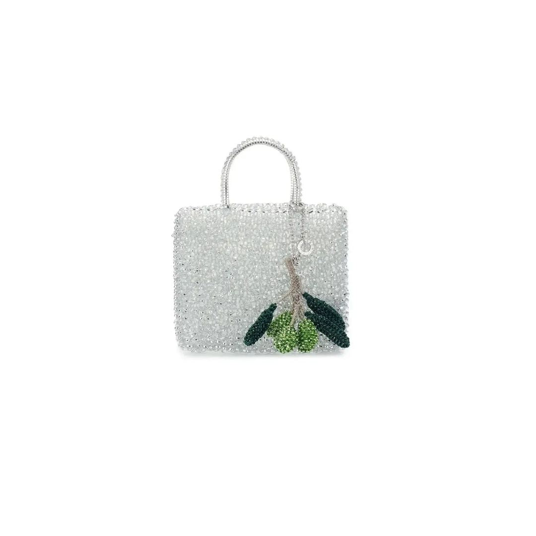 ANTEPRIMA MOTIVO VEGE BAG CHARM - OLIVE – ANTEPRIMA Online Store