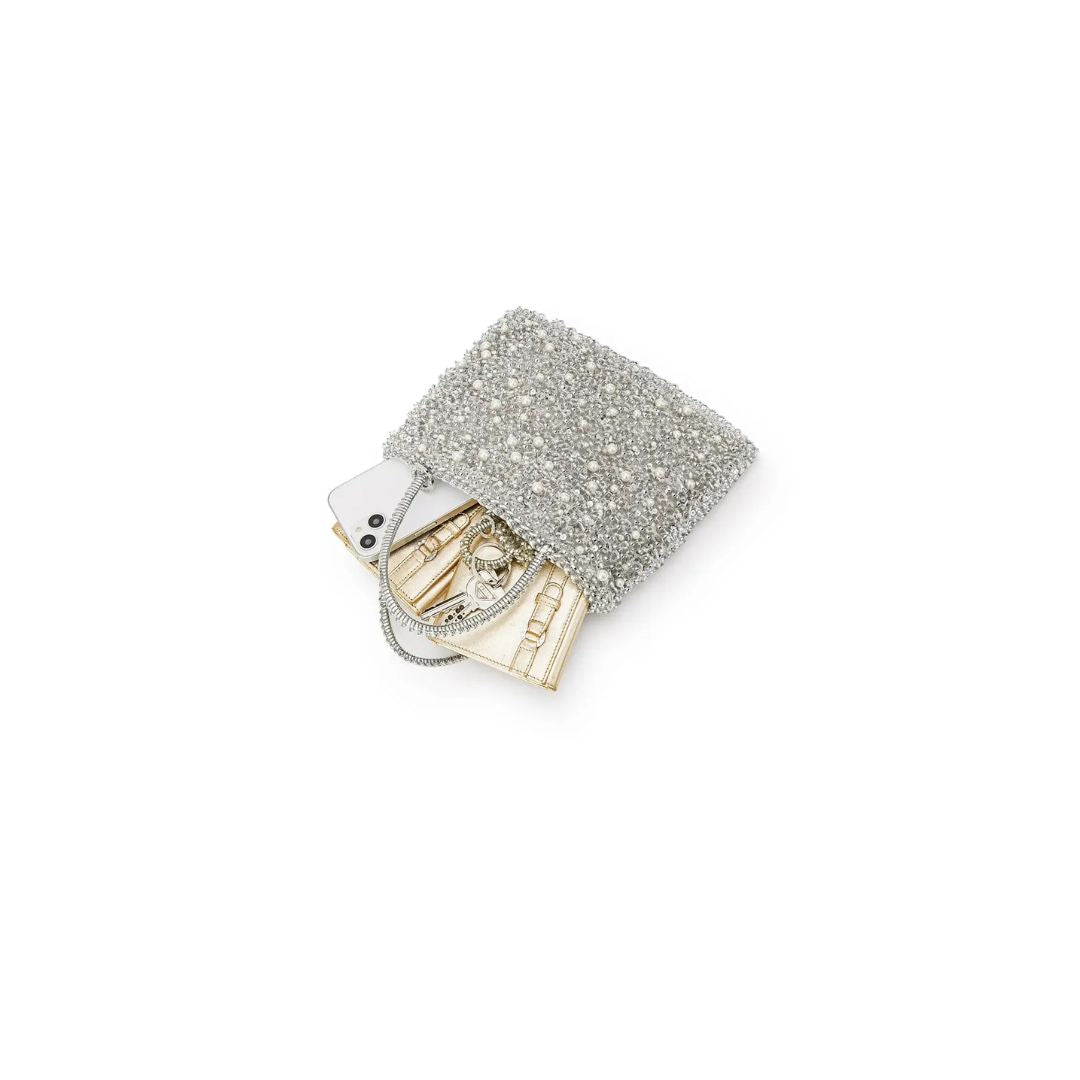 PERLA GLITTER  PB24FAT0KL Crossbody Bag silver WIREBAG
