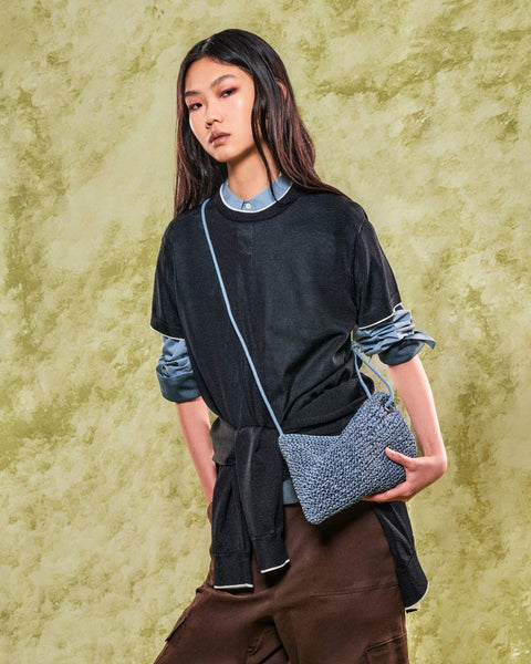 ANTEPRIMA - TWIST DENIM CROSSBODY WIREBAG – ANTEPRIMA Online Store