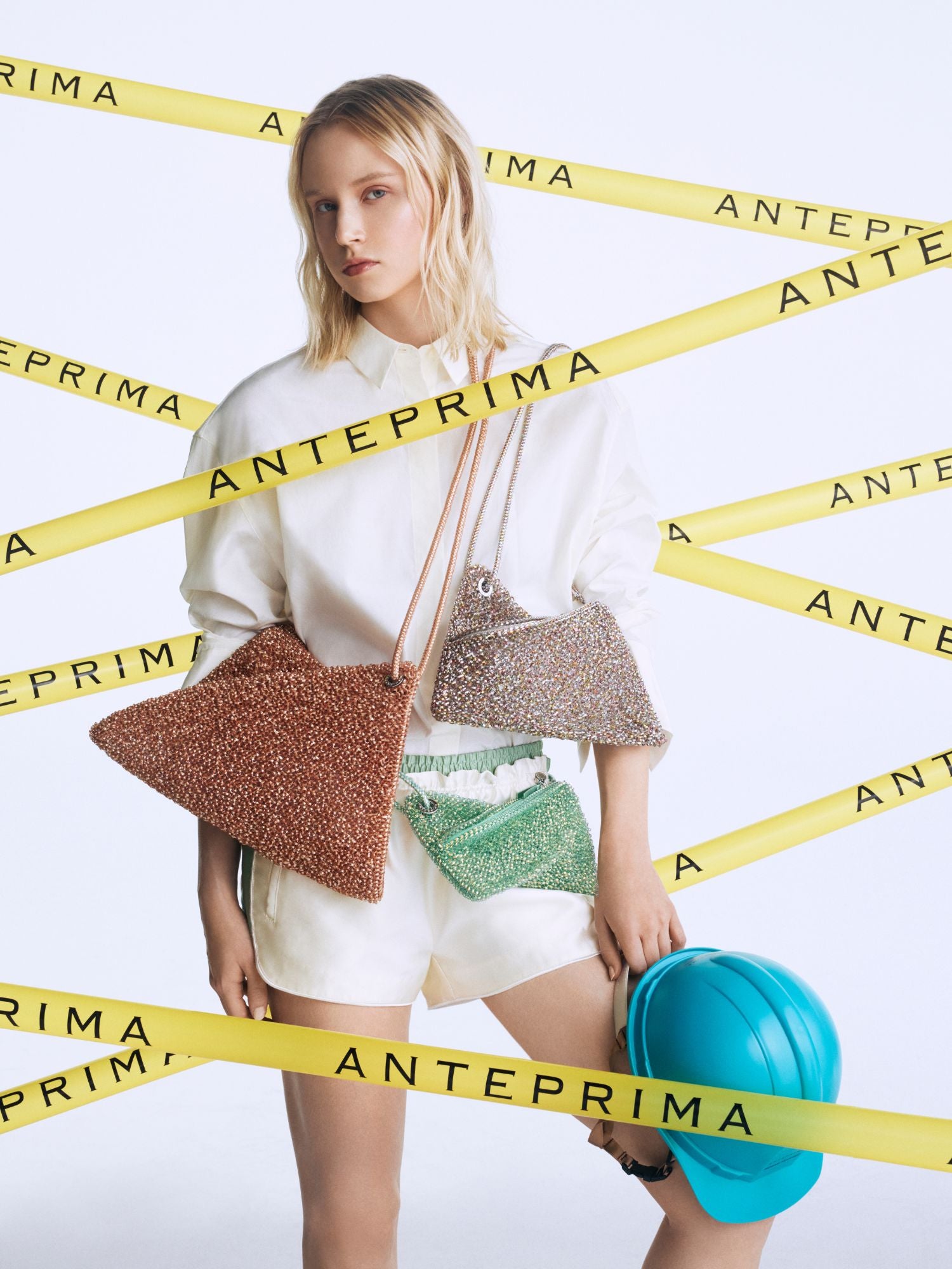 ANTEPRIMA - TWIST DENIM CROSSBODY WIREBAG – ANTEPRIMA Online Store