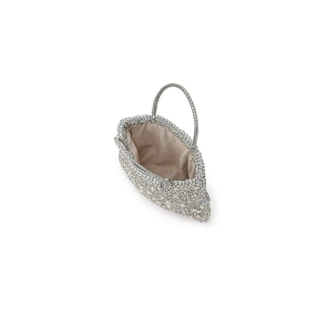 PERLA GLITTER  PB24FAT0KL Crossbody Bag silver WIREBAG
