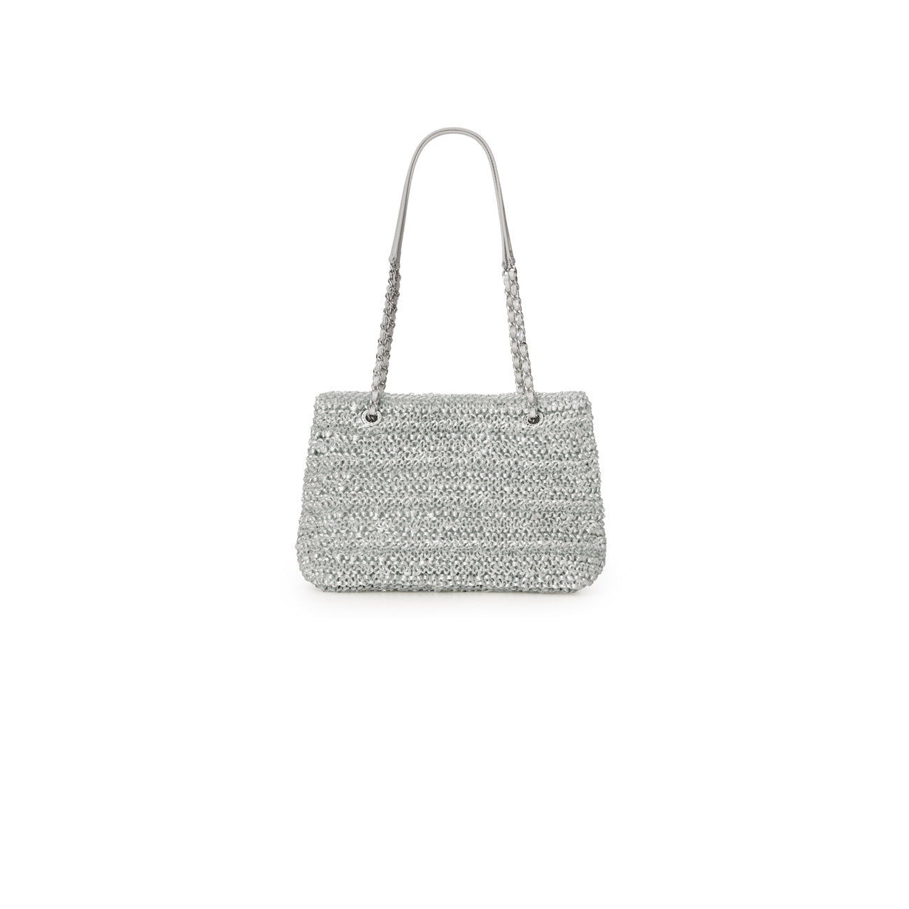 ANTEPRIMA_WIREBAG_OCCHIELLO_RAFIA_PB20SHW3D2_Shoulder_Bag_silver_front